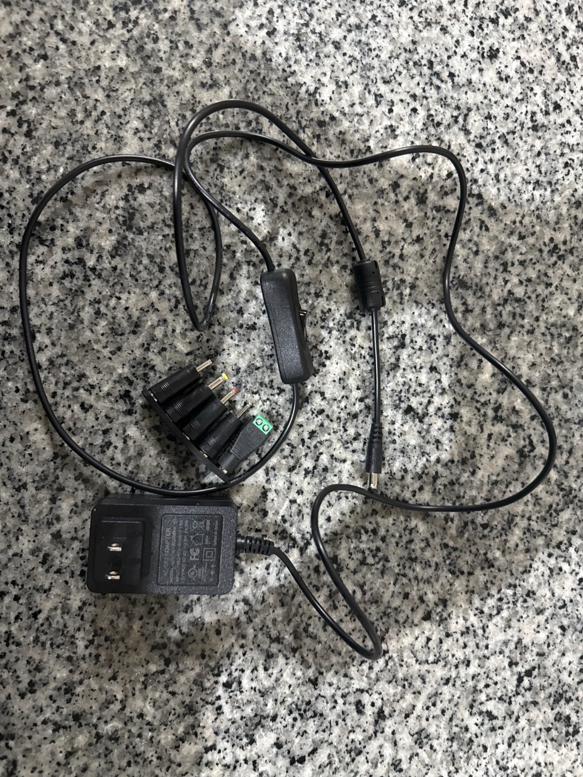 TKDY 12V 2A 24W AC DC Power Adapter w/ Universal Multi-Tip Connectors